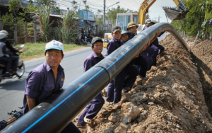 Ống nhựa gân xoắn chịu lực hdpe​