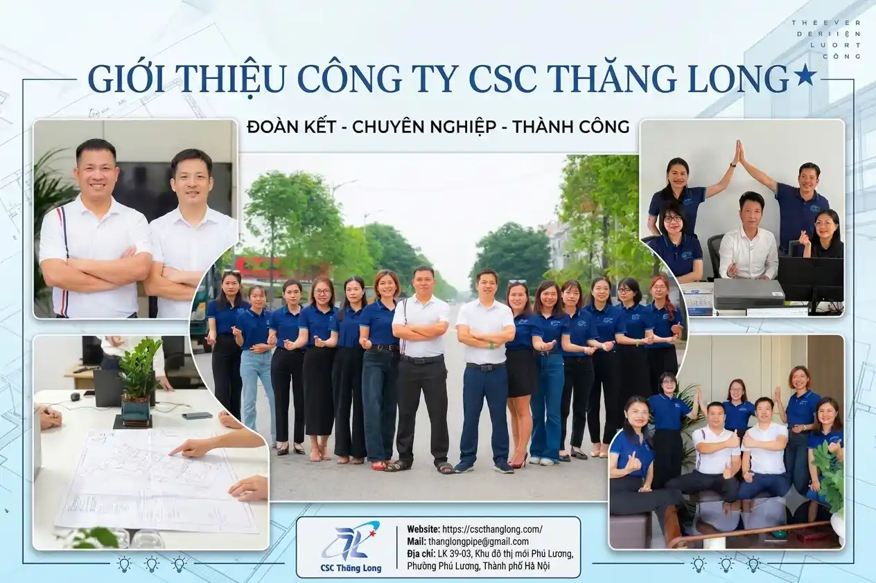 tập thể lãnh đạo và nhân viên CSC Thăng Long