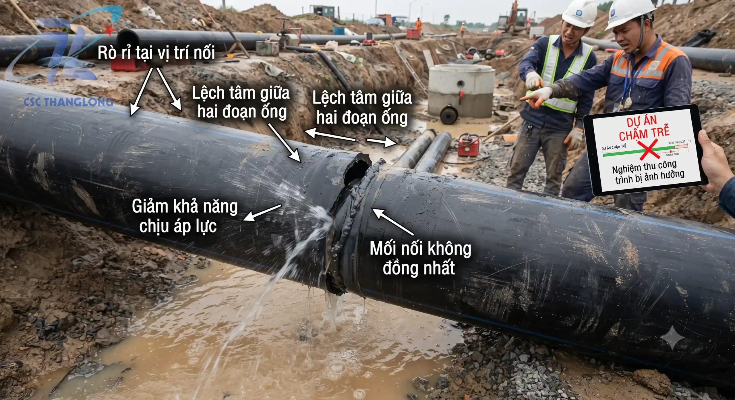 cách nối ống hdpe